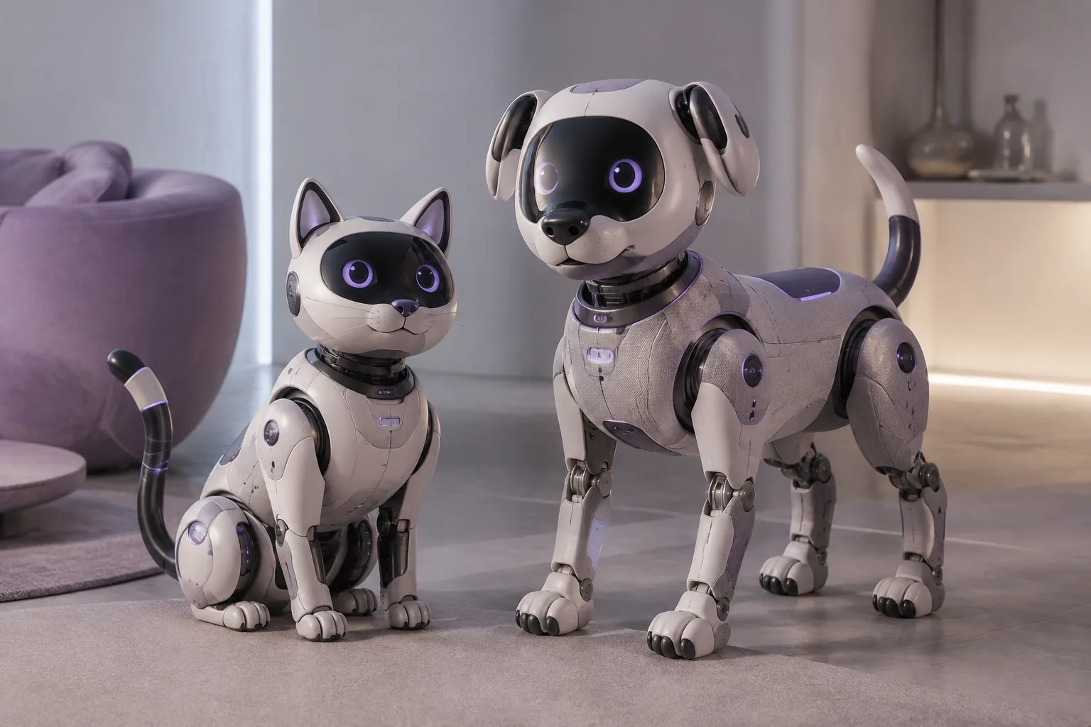P1 猫型与犬型陪伴形态。